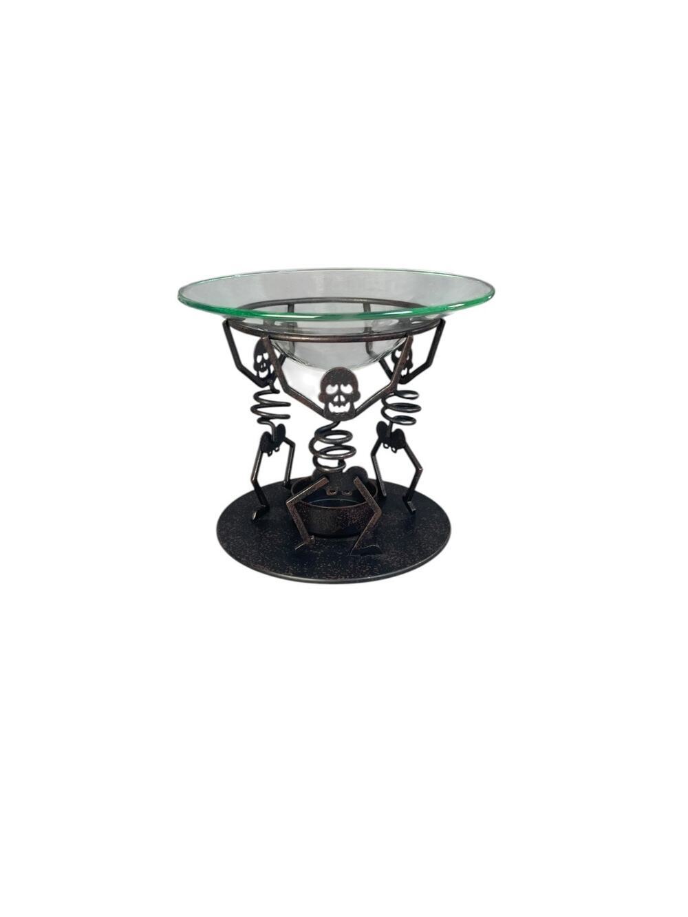 Party Lite Retired Bones Aroma Wax Melts Warmer Halloween Skeletons Spooky